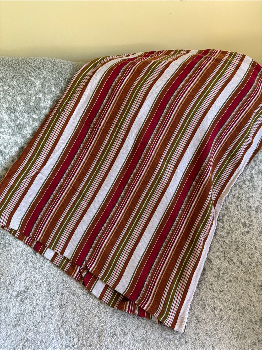 Western Stylized Striped Cotton Table Cloth RS Rectangular 56”x72”